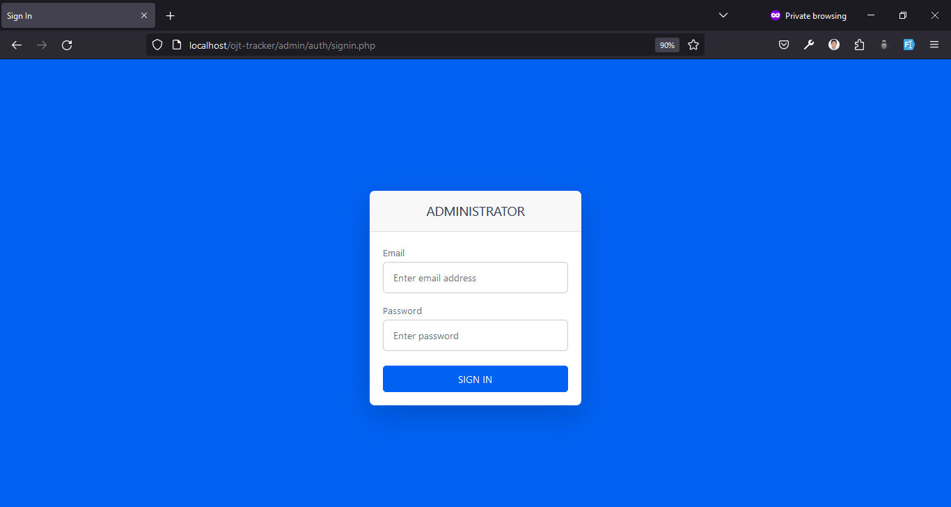 Admin Login