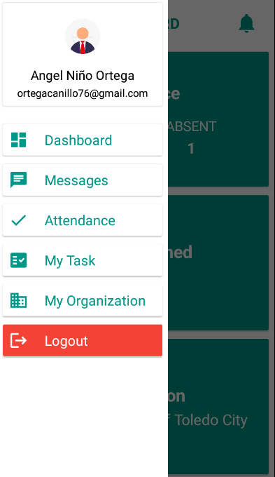 Student Navigation Drawer